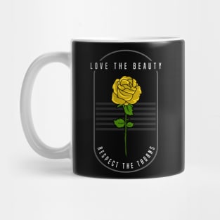 Roses with yellow Leaves Mug